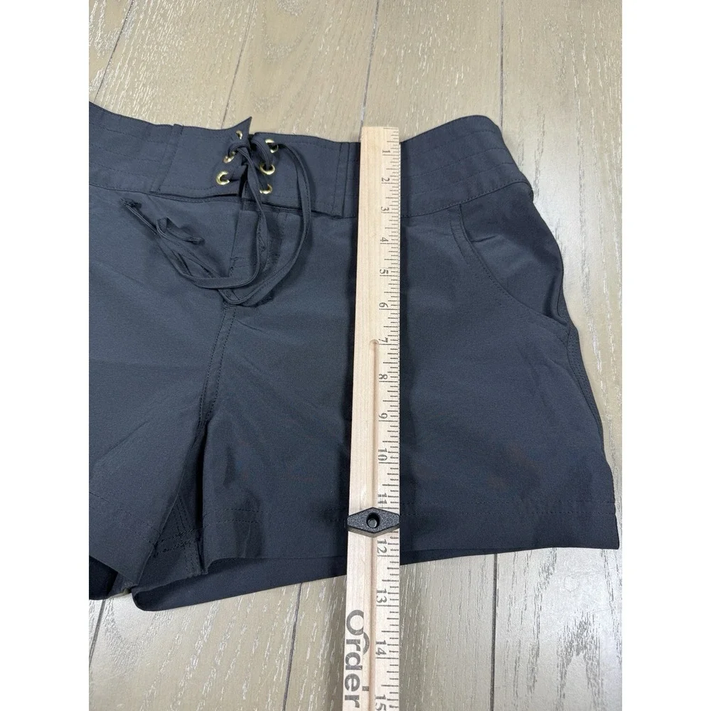 La Blanca Womens Swim Boardshorts Black Size 4 Small 2